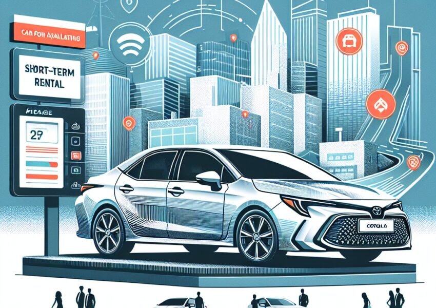 Czy Toyota Corolla jest dostępna do wynajmu krótkoterminowego?