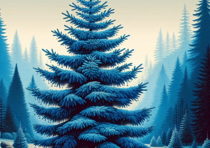 Blau Fichte